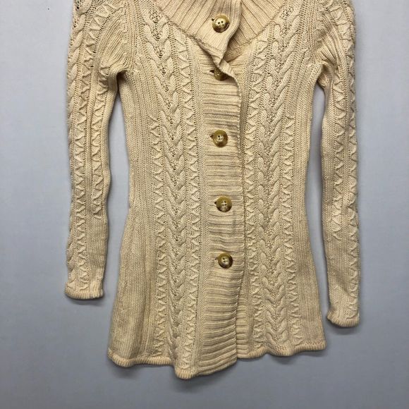 Banana Republic Extra Fine Merino Wool Cardigan Sweater Size Small M121 -11 - Picture 12 of 15